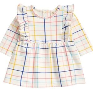 Tucker + Tate Ruffle Front Fleece Dress